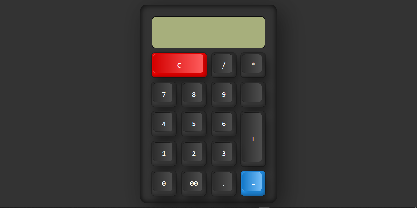 Calculator Website JS Project Image