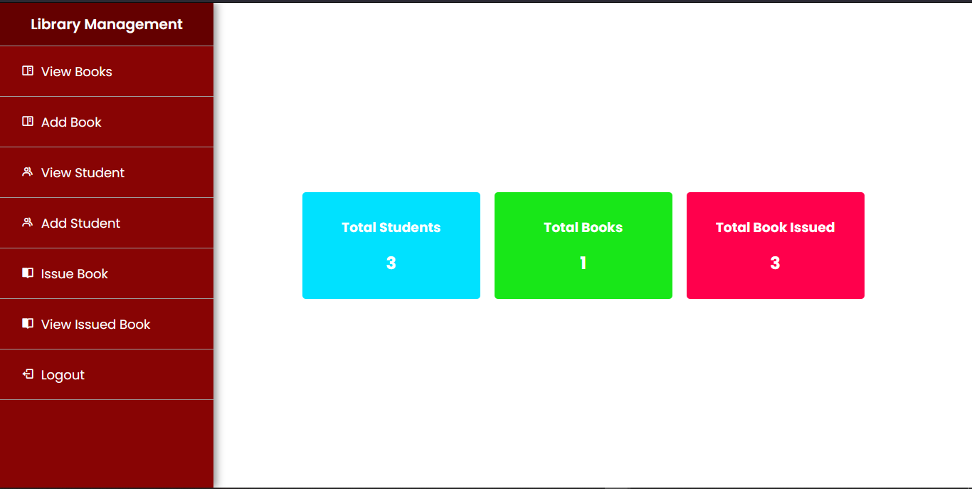 Library Management System PHP Project Image