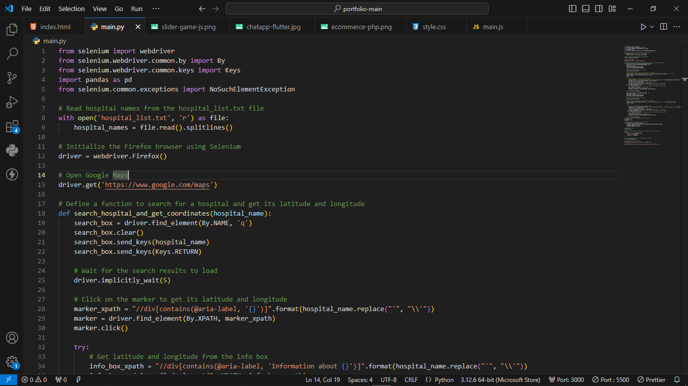 Longitude Latitude Generator Python Project Image
