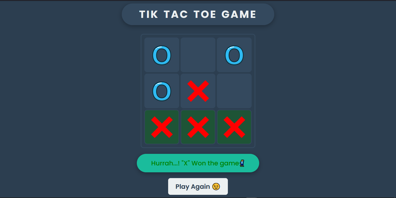 TicTacToe JS Project Image